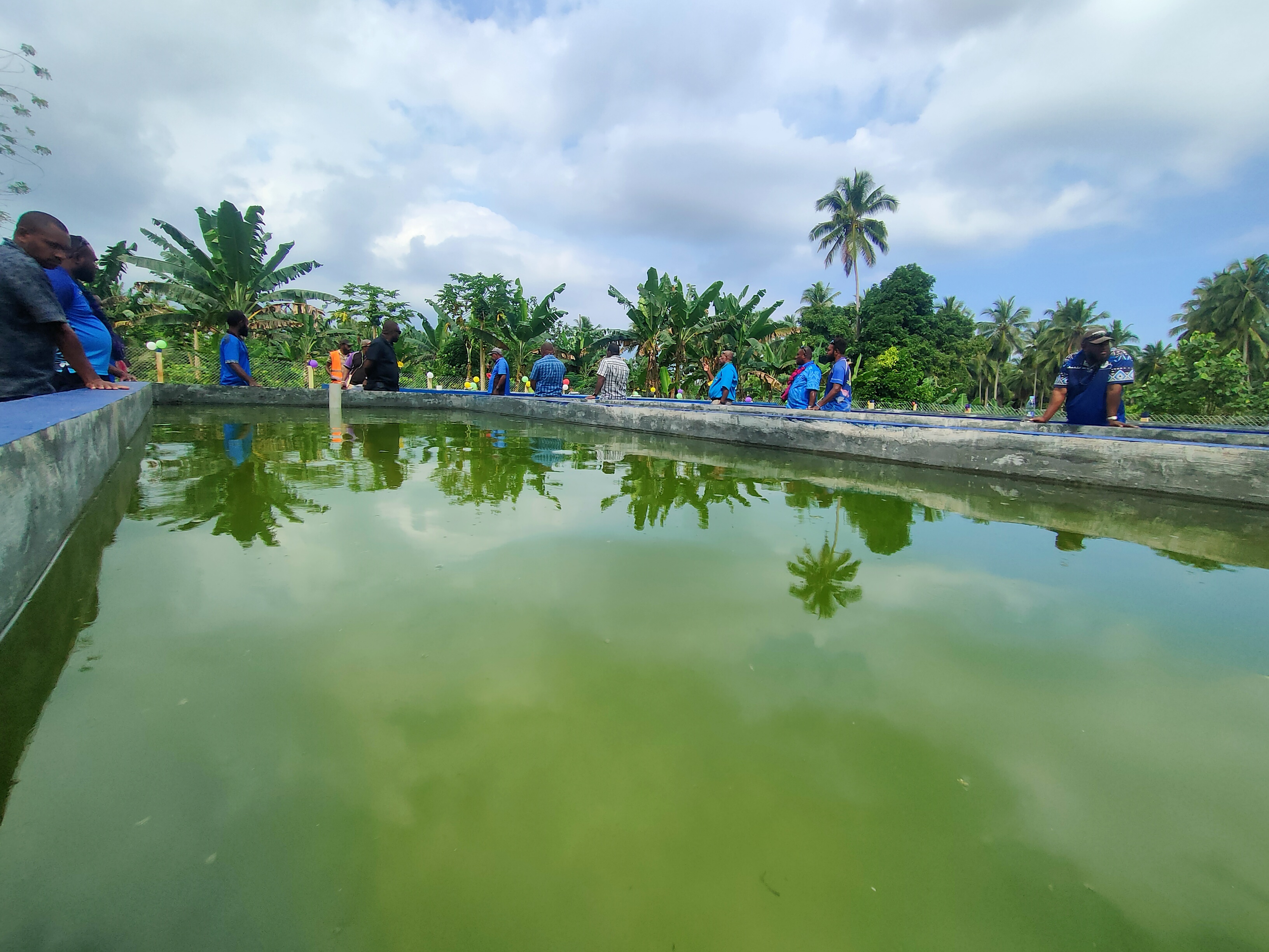 Aquaculture Mini Hatchery i open long Sarete, Santo